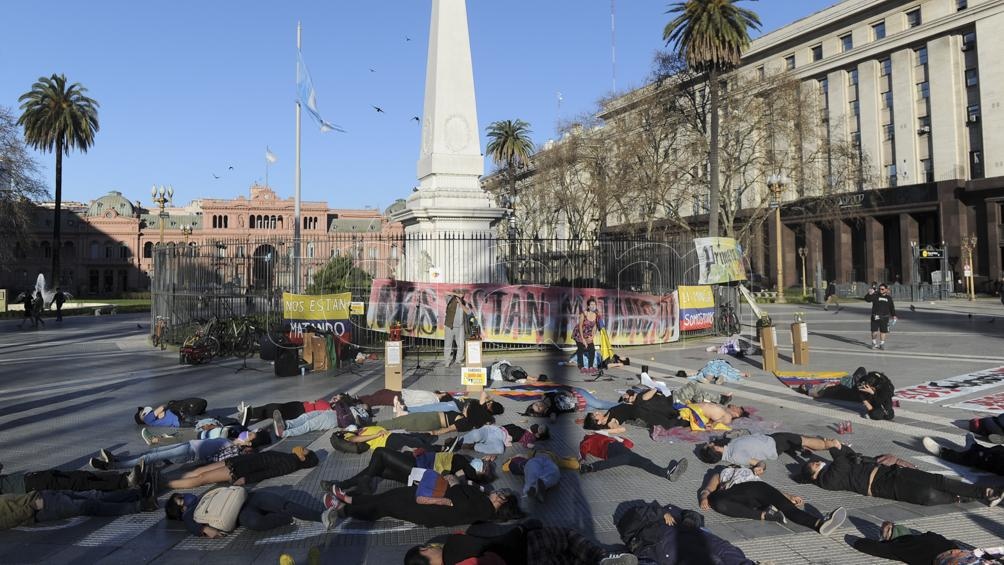 La marcha finalizó en Plaza de Mayo