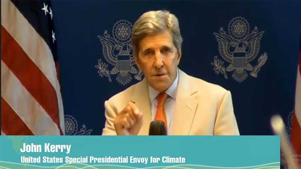 Jonn Kerry, el enviado especial para el Clima de los Estados Unidos.