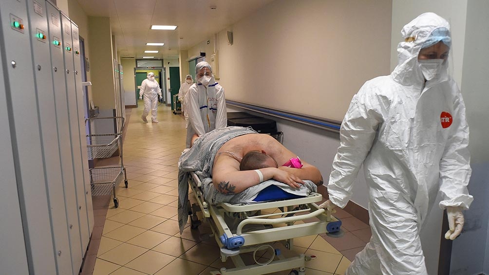 Rusia acumula más de 7,6 millones de casos y 211.696 muertes causadas por la Covid-19. Foto: AFP
