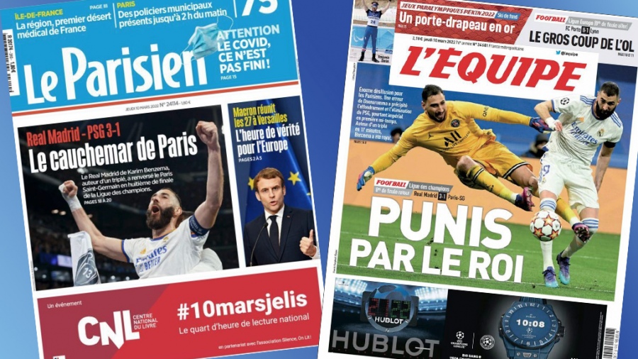 Los diarios de Francia no tuvieron piedad con el PSG