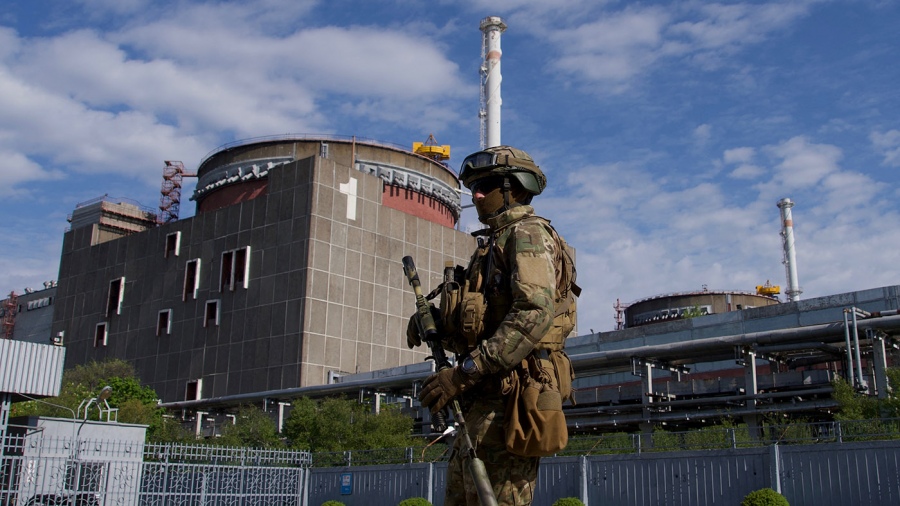 La planta nuclear est ocupada desde marzo pasado por fuerzas rusas Foto AFP