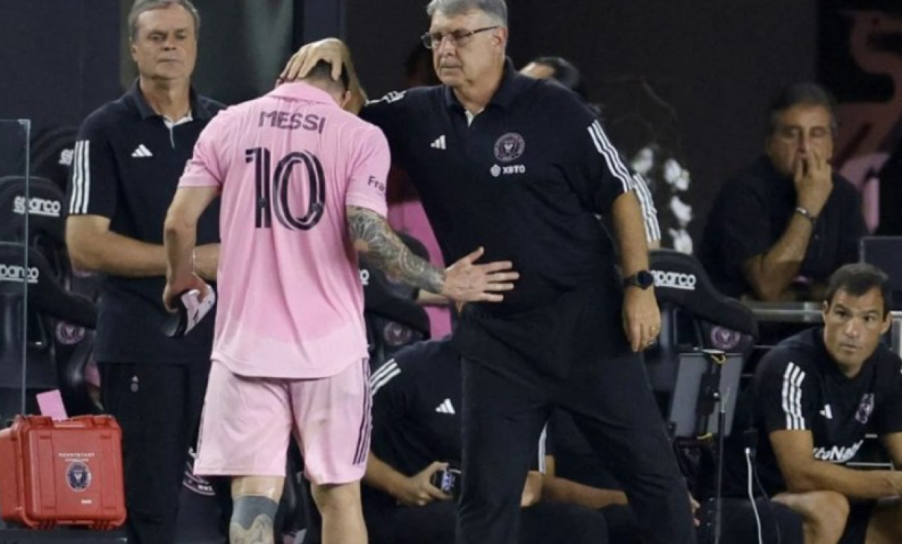 Lionel Messi y Gerardo Martino. Foto: NA