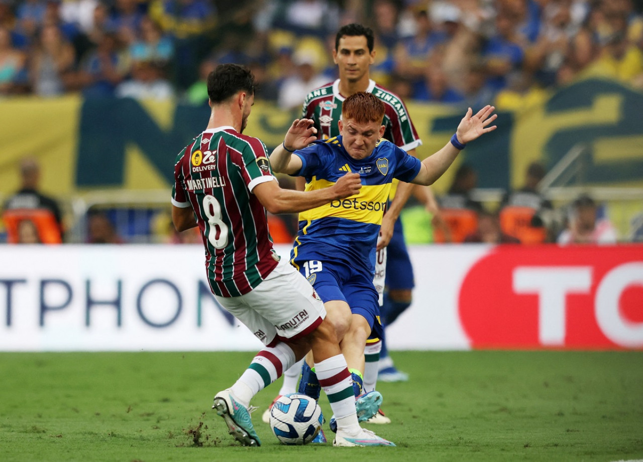 Valentín Barco; Boca vs. Fluminense; Copa Libertadores. Foto: Reuters.