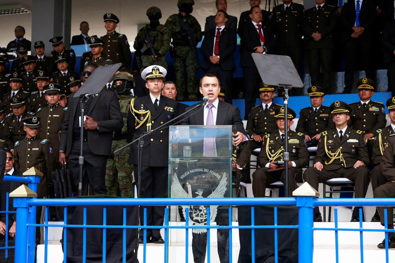 Daniel Noboa, presidente de Ecuador. Foto: Reuters.