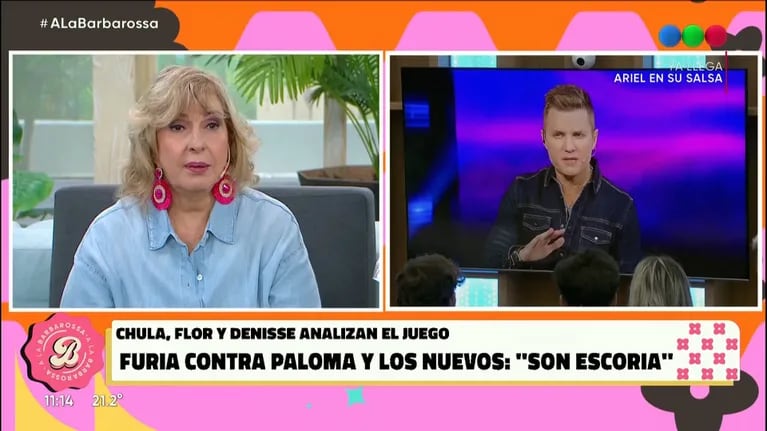 La tremenda “burrada” de Georgina Barbarossa en vivo: la reacción de todo su equipo